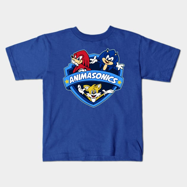 Animasonics Kids T-Shirt by absolemstudio